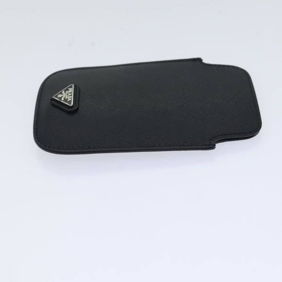 PRADA Safiano leather iPhone Case Black 2ARD62 Auth ac2881 - Picture 3 of 16